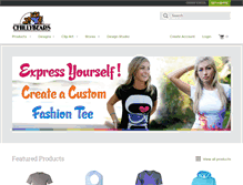 Tablet Screenshot of chillybearsdesign.com